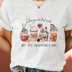 WHEN YOUR DEAD INSIDE & ITS VALENTINES DAY T Shirt.